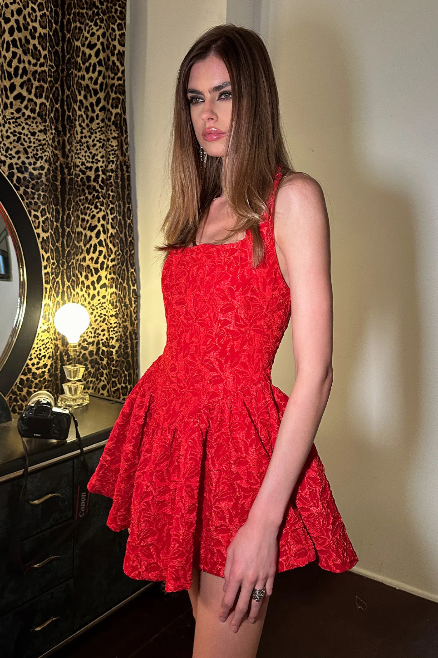 Best Scarlet Rouge Drop Waist Micro Mini Dress Party Dresses|Mini Dresses