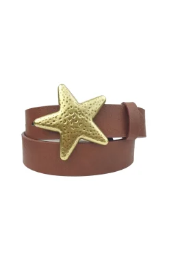 Clearance Seaside Brown and Gold Belt Belts
