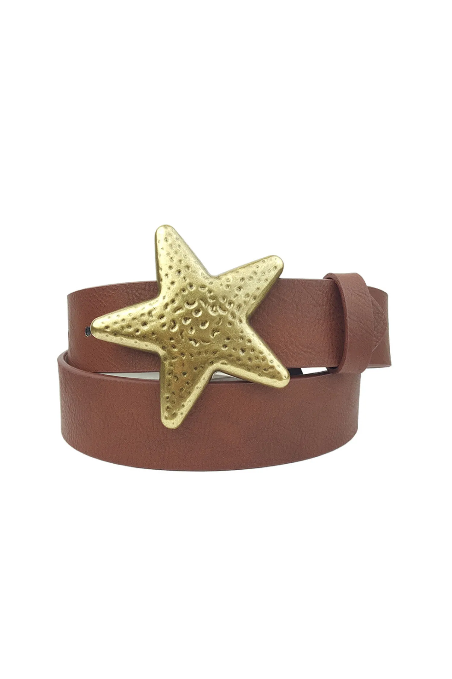 Clearance Seaside Brown and Gold Belt Belts