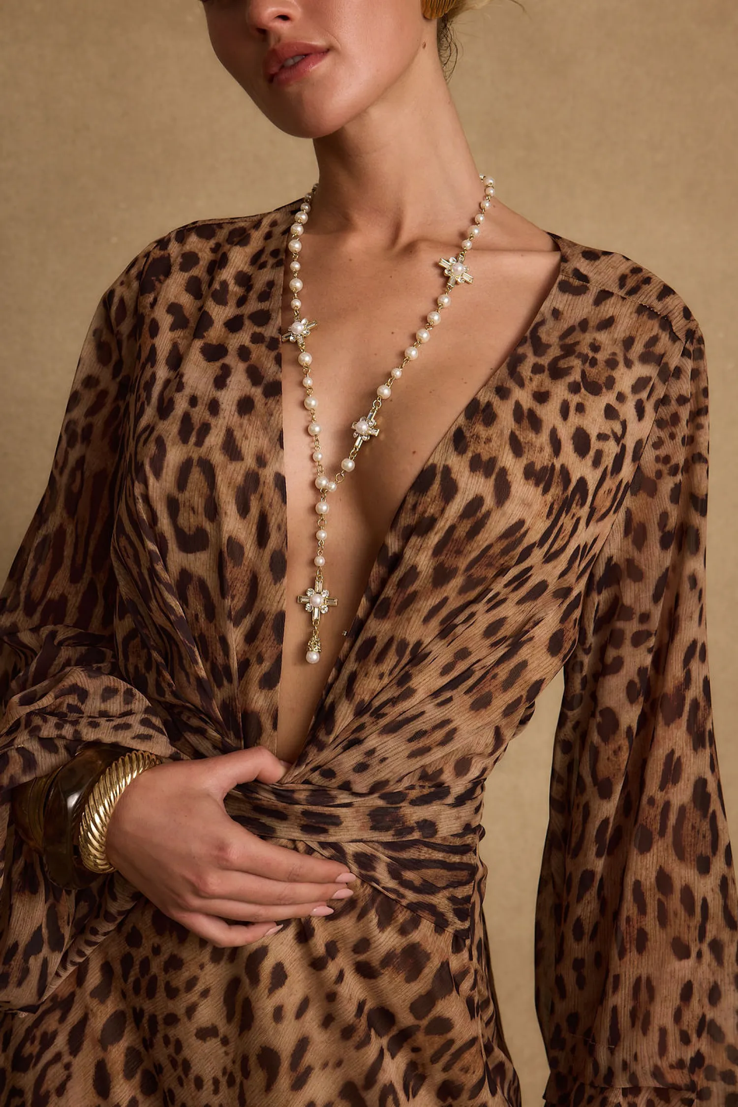 Online Selah Gold and Pearl Necklace Jewelry|Golden Hour Bachelorette