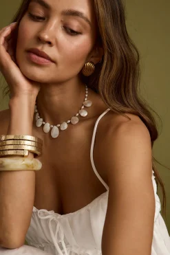 Sale Soft Whispers Shell Choker Necklace Jewelry|Golden Hour Bachelorette