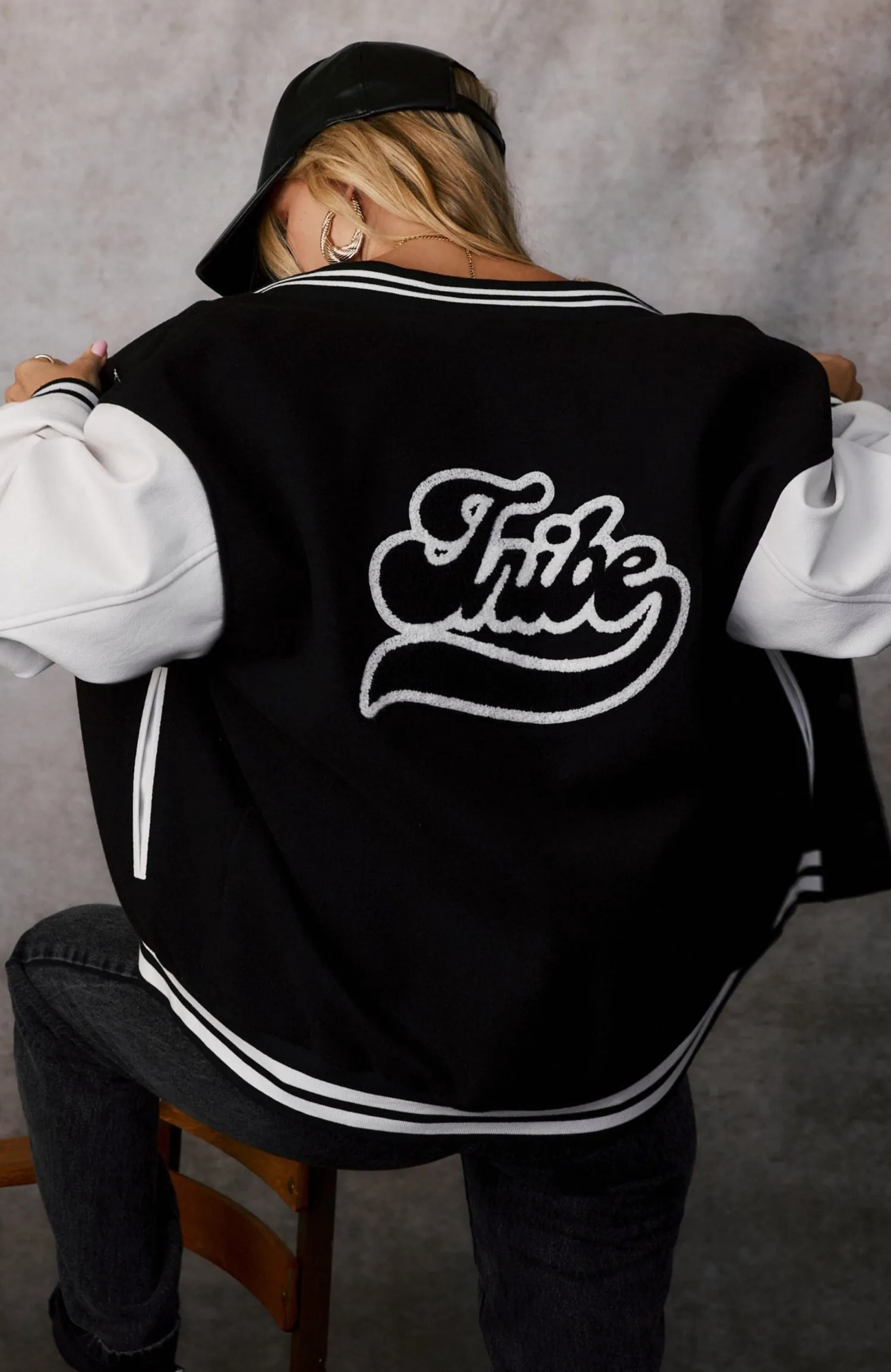 Clearance 12th Tribe Letterman Jacket Outerwear|Jackets