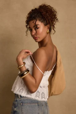 Online Tita White Eyelet Top Tees + Tanks|The White Edit