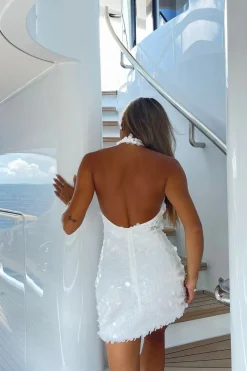 Clearance Vera White Payette Mini Dress The White Edit|Golden Hour Bachelorette