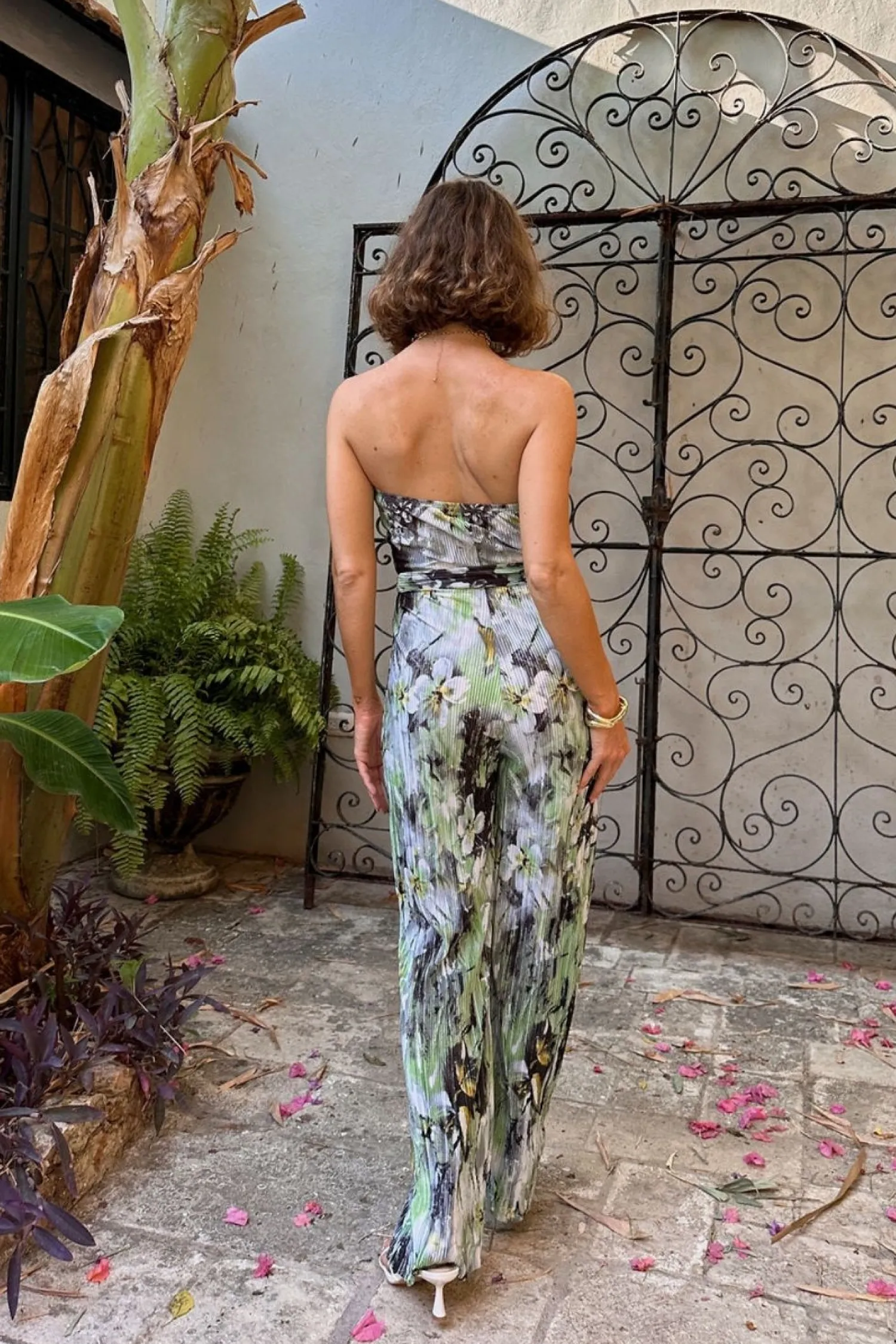Outlet Verbena Plisse Strapless Jumpsuit Jumpsuits + Rompers