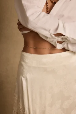 Clearance Virgo Gold Layered Belly Chain Jewelry|Seashells + Wedding Bells