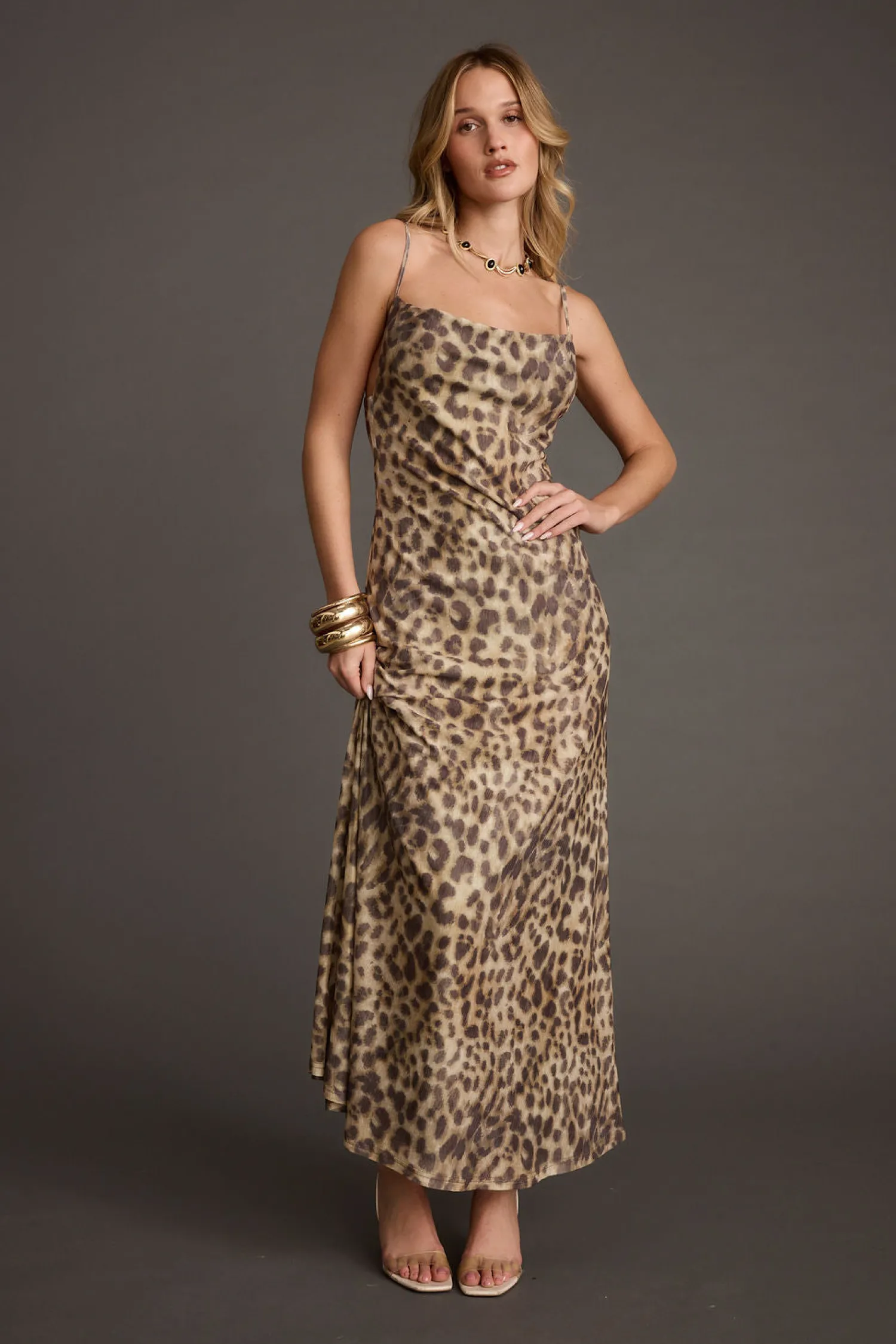 Online Wild Thing Leopard Print Mesh Maxi Dress Festival Dresses|Festival Dresses