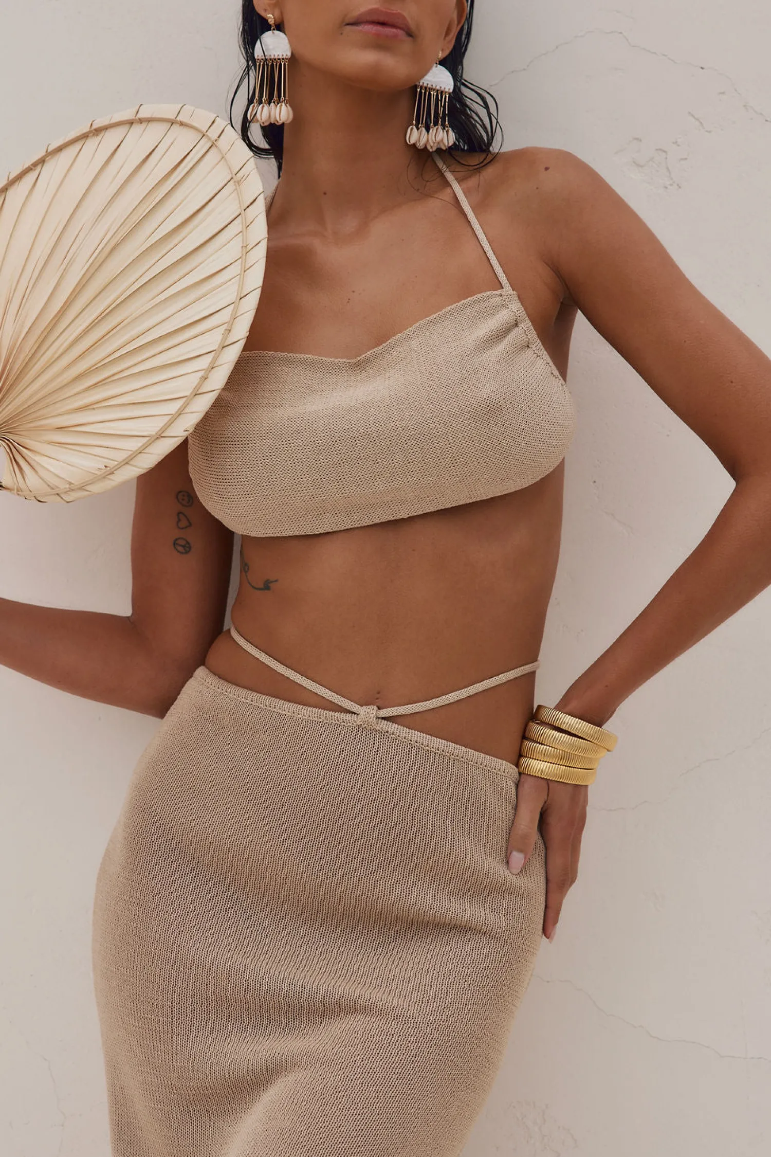 Discount You're A Catch Knit Halter Top Going Out Tops|Tees + Tanks